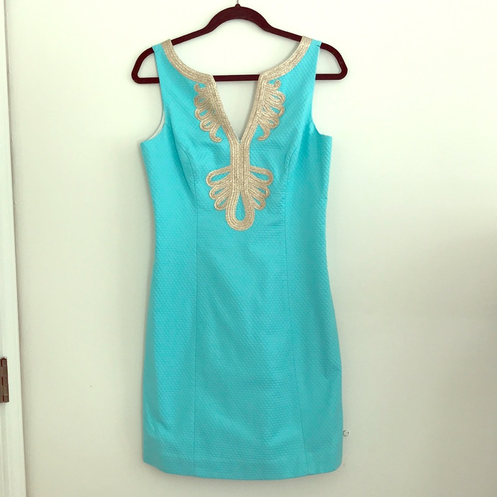 Aqua Lilly Pulitzer Dress